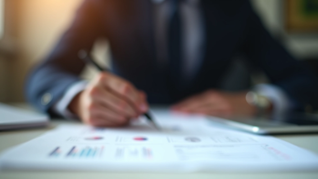 Professionnel analysant un budget détaillé de dépenses automobiles avec des documents et un ordinateur portable