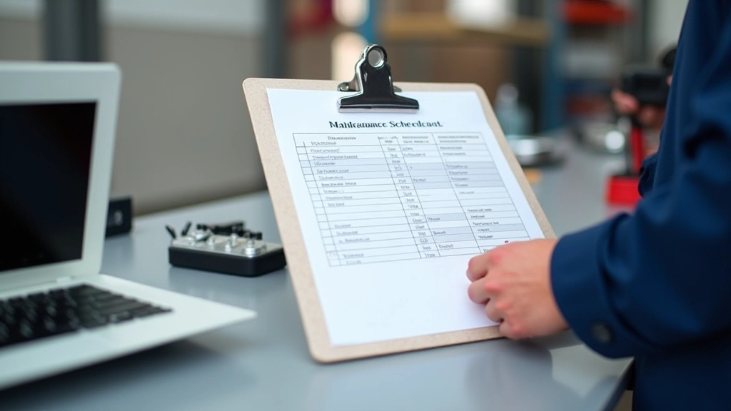 Calendrier de maintenance automobile avec les dates des révisions