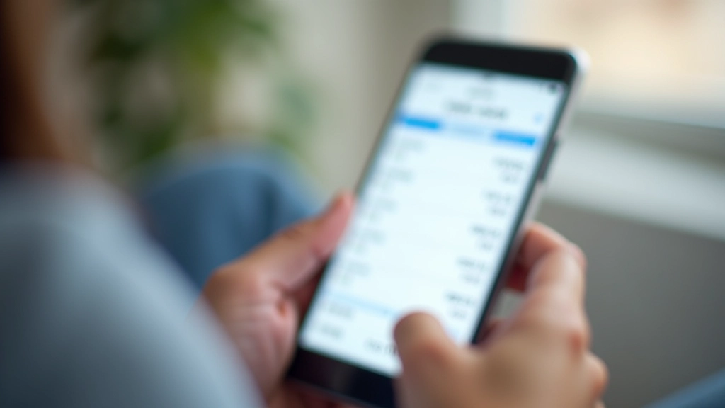 Compte bancaire d'épargne dédié aux frais d'entretien automobile sur écran de téléphone